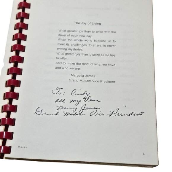 Marcy 84 Eagles Auxiliary Cookbook Favorite Recipes Vintage 1983 Recipe Book - Picture 11 of 13